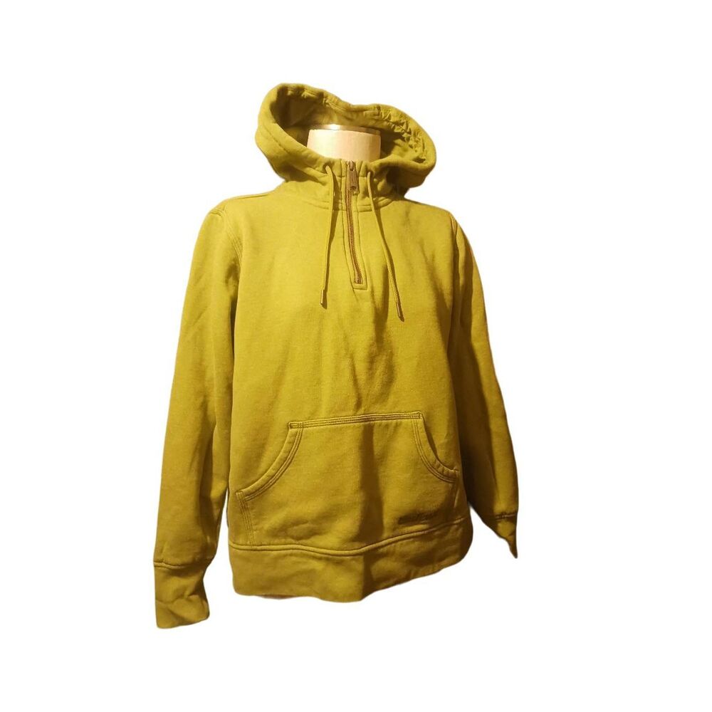 Carhartt wip hooded fleece quarter zip pullover Embroidered